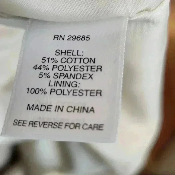 Pendleton Womens Gold Cream NWT New Dress Size 8 Retail $240 - Picture 9 of 11